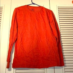 Orange Long Sleeve Tee